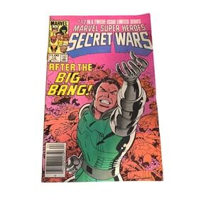 Marvel Super Heroes Secret Wars 12 Comic Book 1985 After The Big Bang